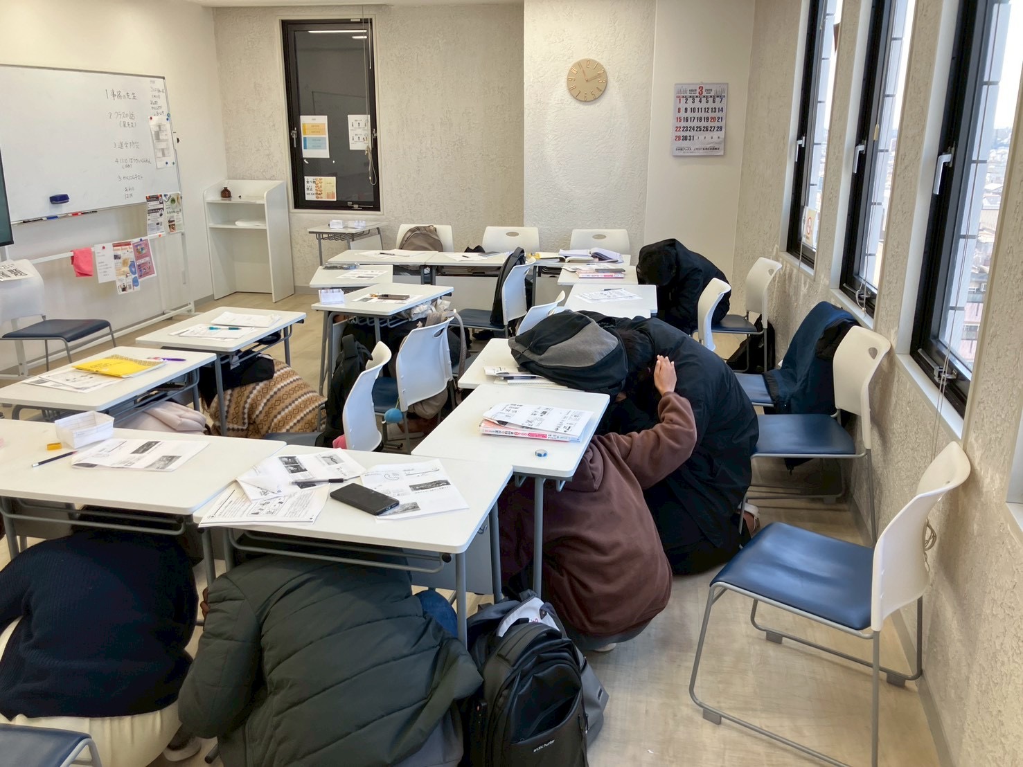 防災訓練を行いました。